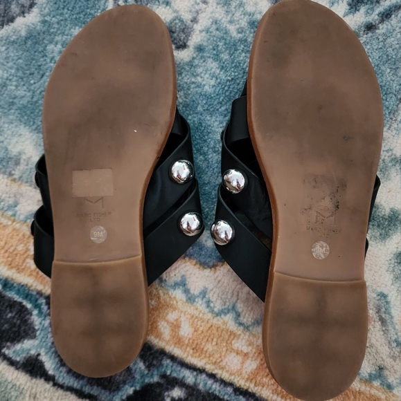 Marc Fisher Radian studded leather sandals - Picture 3 of 3